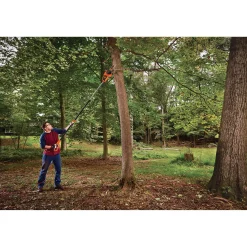 8 Amp 10 in. 2-In-1 Electric Pole Chainsaw