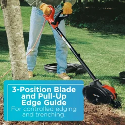 12 Amp 2-in-1 Landscape Edger and Trencher