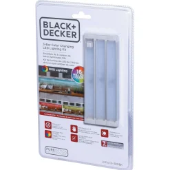 3-Bar Color Changing Led Lighting Kit, 6"