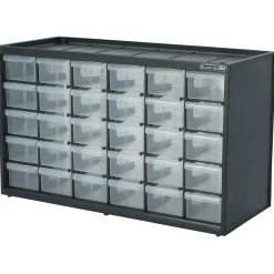 Bd Small 30 Drawer Bin System Blk