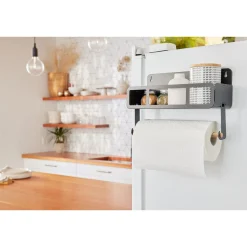 Black Hanging / Magnetic Rack System-Shelf W/Brackets