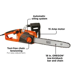 Corded Chainsaw 15A 18In