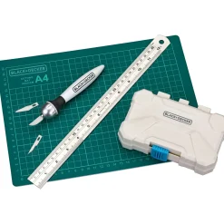Craft Hobby Knife Kit with 26 Assorted Blades and Cutting Mat