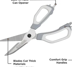 Crafting Shears Scissors With Stainless Steel Blades