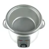 1.5-Cup Dry/3-Cup Cooked Compact Rice Cooker, White