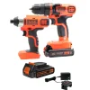 Drill, Impact Driver + Extra Battery and Charger