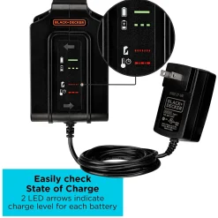 Dual Charger Batteries Kitted