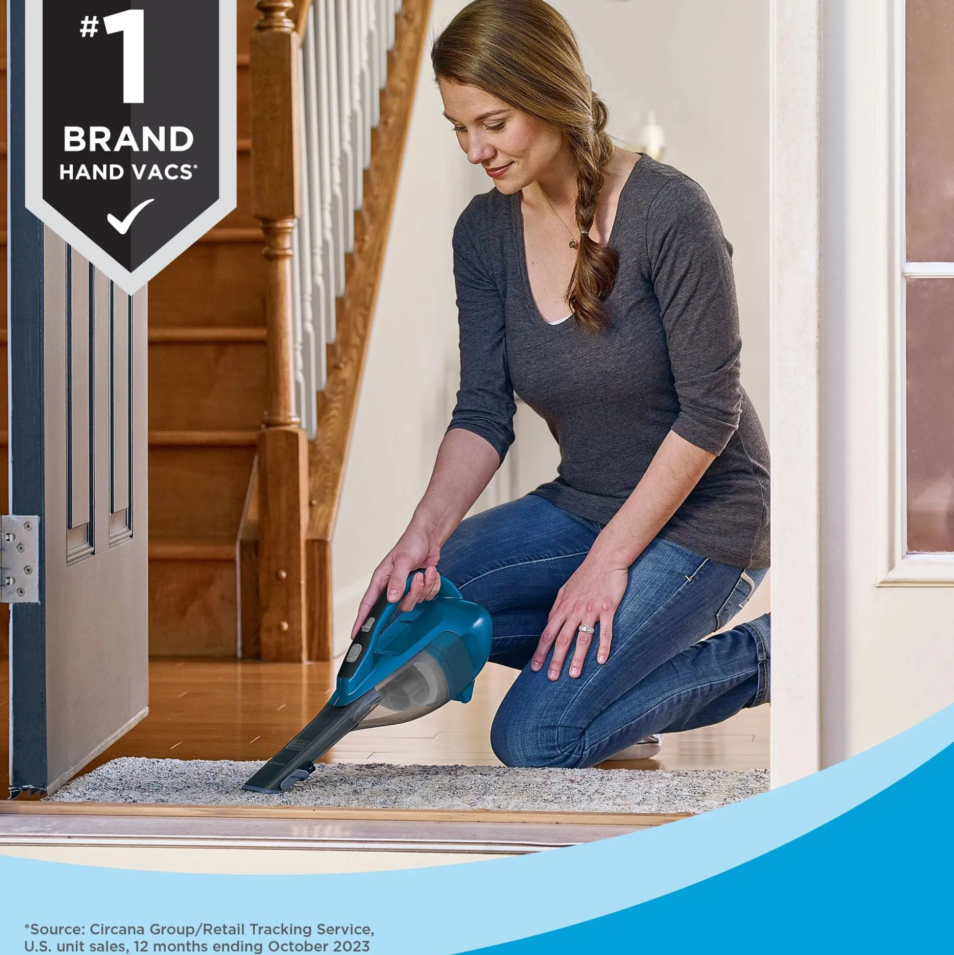 dustbuster® AdvancedClean+™ Cordless Handheld Vacuum, Blue