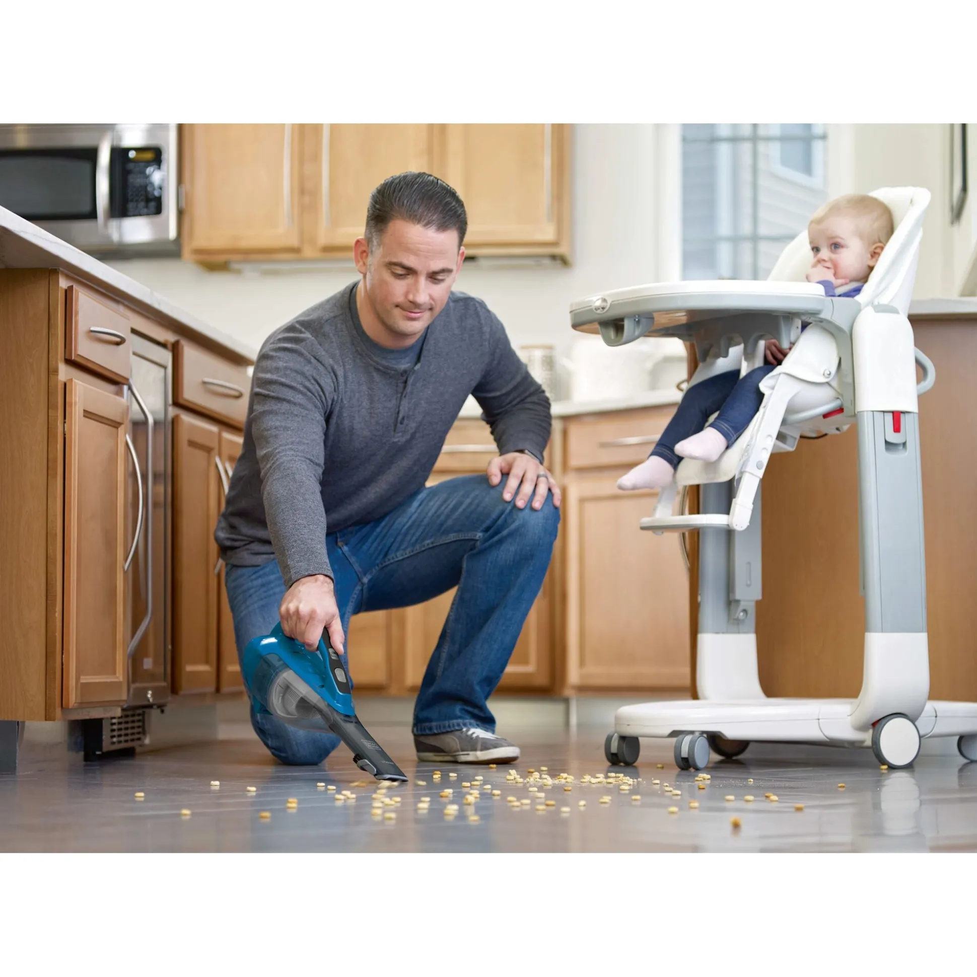 dustbuster® AdvancedClean+™ Cordless Handheld Vacuum, Blue