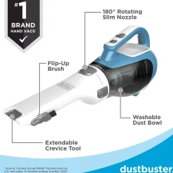 dustbuster® AdvancedClean Cordless Handheld Vacuum, White