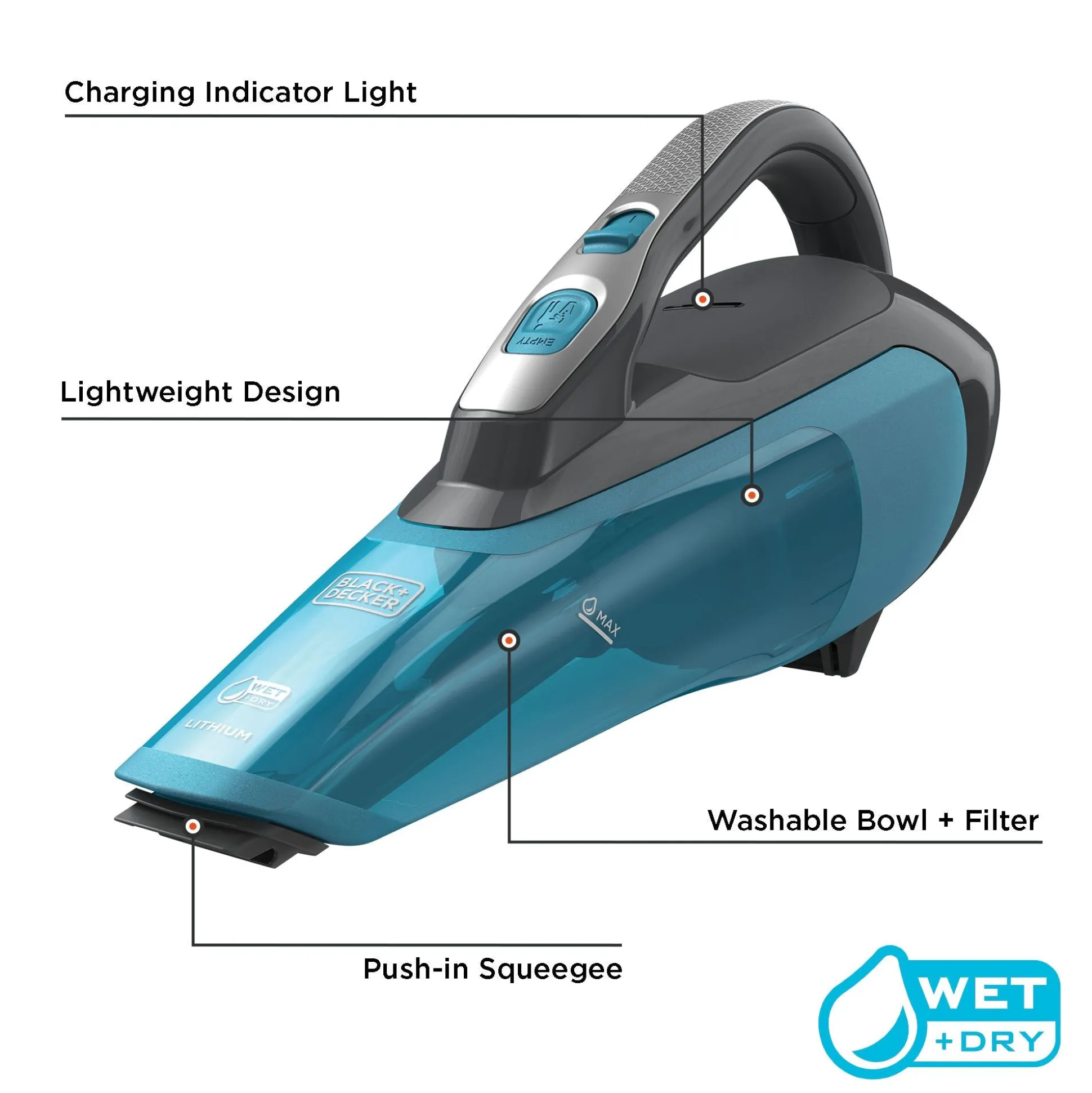 dustbuster® AdvancedClean™ Cordless Wet/Dry Handheld Vacuum