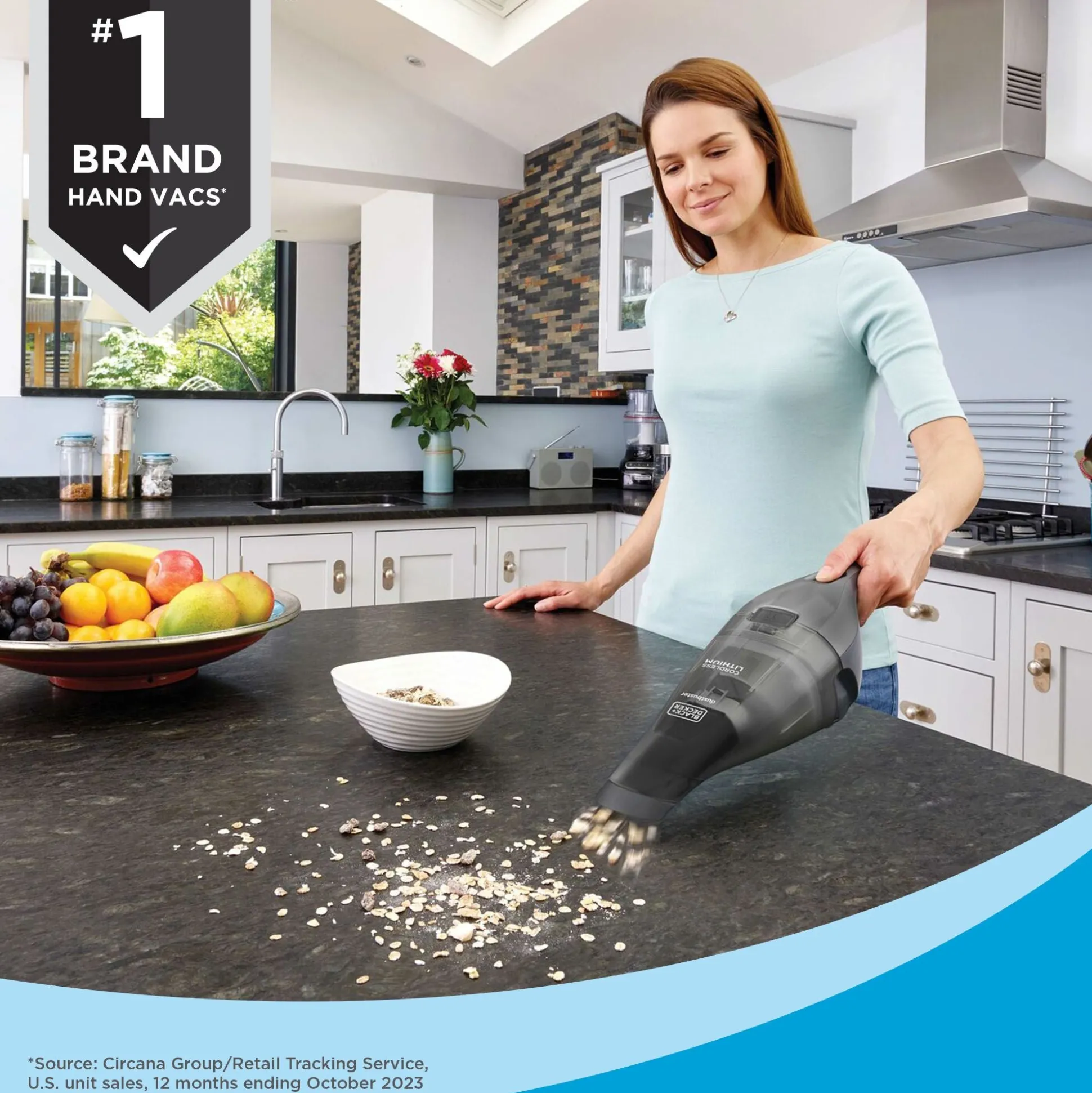 dustbuster® QuickClean™ Cordless Hand Vacuum, Gray