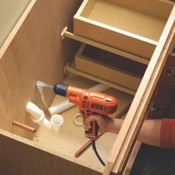 Electric Drill Driver Kit, 3/8 In., 6.0 Amp Corded
