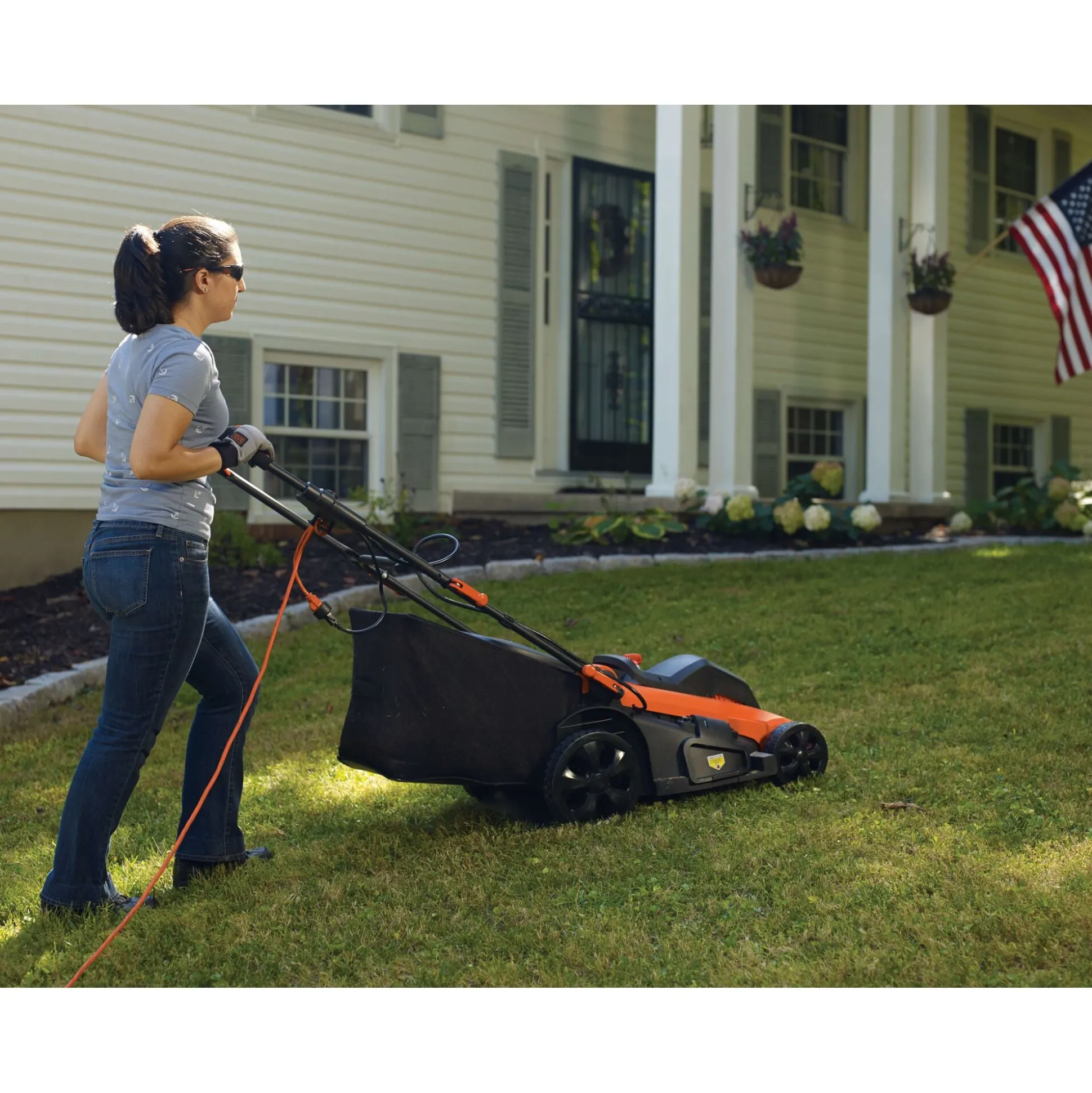 Electric Lawn Mower, Corded, 13-Amp, 20-Inch