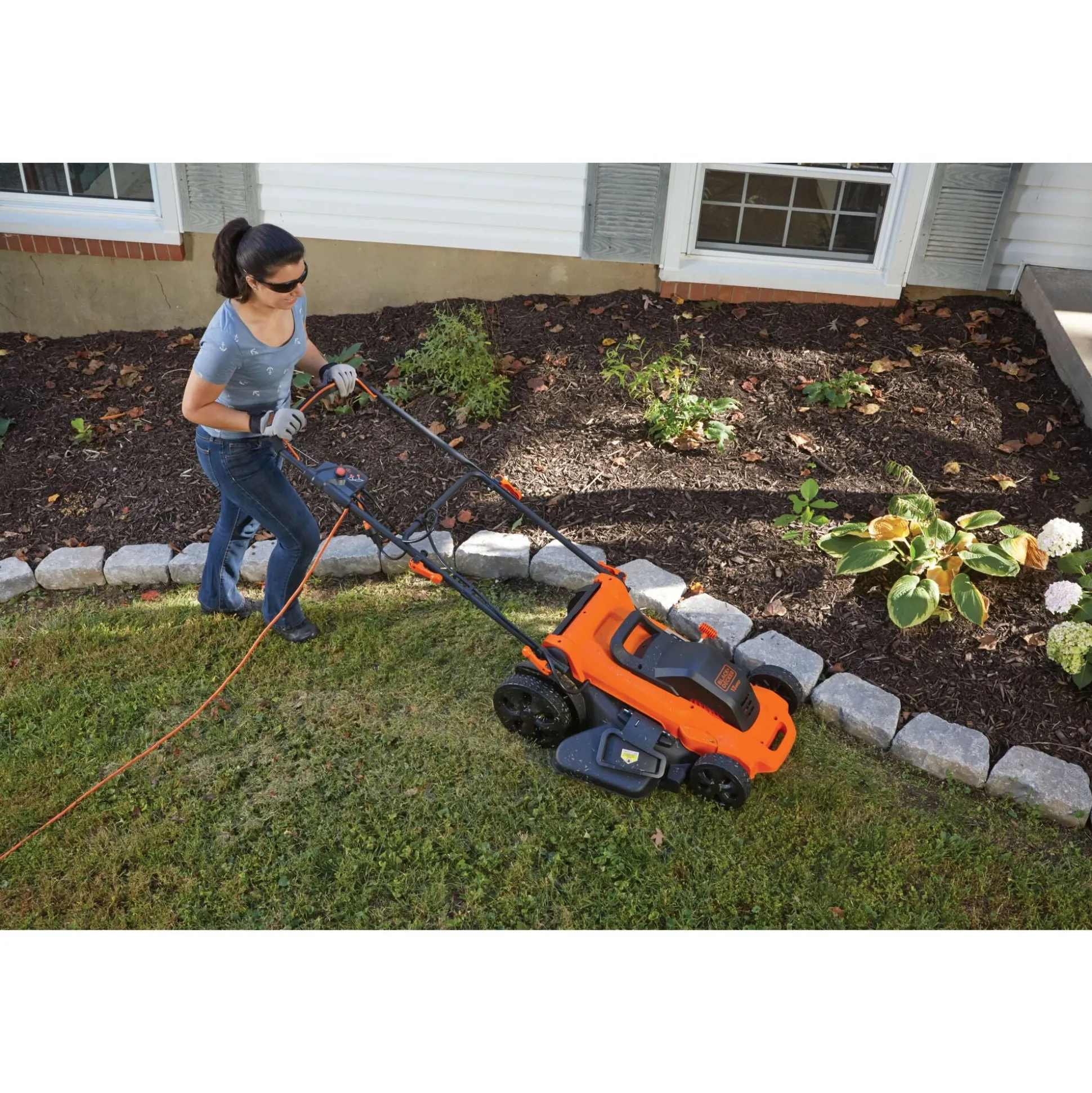 Electric Lawn Mower, Corded, 13-Amp, 20-Inch