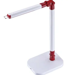 Exalt Bar LED Desk Lamp, White/Red