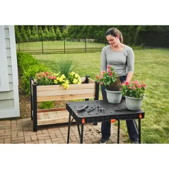 Foldable Workbench, 33.5 in. x 23.5 in. x 29 in., Black