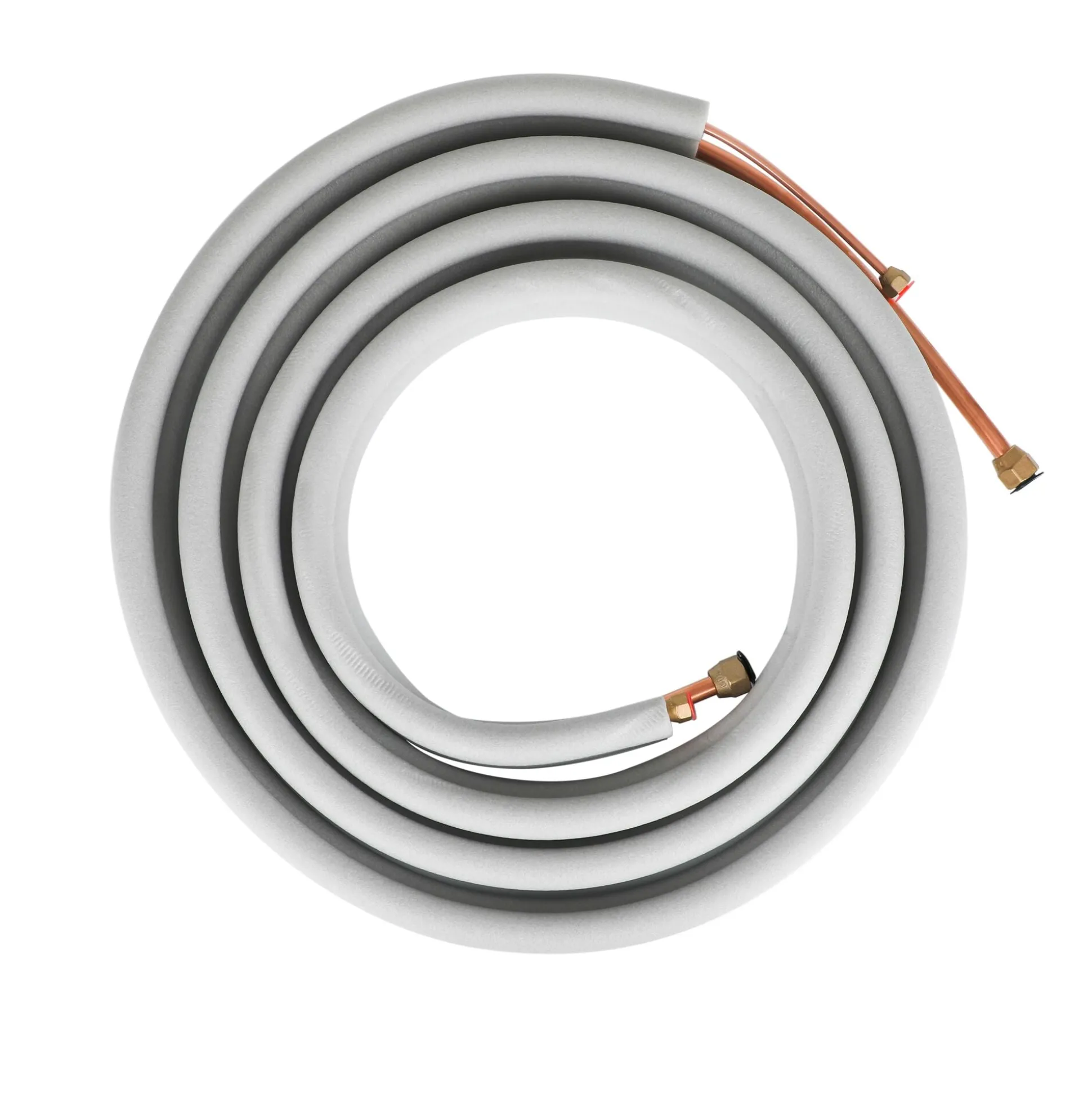 16.4-Foot Refrigerant Line Set with Copper Flared Fittings