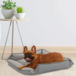 Four Way Pet Bed for Large Dogs 28X24X3 In, Grey