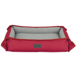 Four Way Pet Bed for Medium Dogs 24X20X3 In, Red