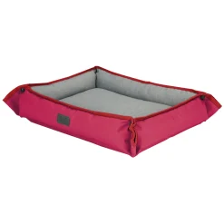 Four Way Pet Bed for Medium Dogs 24X20X3 In, Red