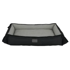 Four Way Pet Bed for Medium Dogs 24X20X3 In, Black