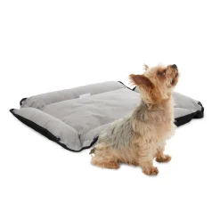 Four Way Pet Bed for Medium Dogs 24X20X3 In, Black