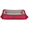 Four Way Pet Bed for Small Dogs 20X16X3 In, Red