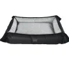 Four Way Pet Bed for Small Dogs 20X16X3 In, Black