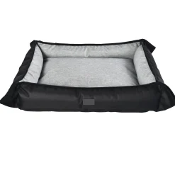 Four Way Pet Bed for Small Dogs 20X16X3 In, Black