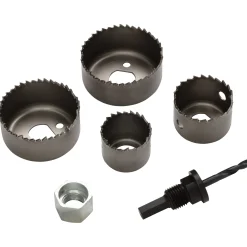 Hole Saw Kit, Assorted, 5-Piece
