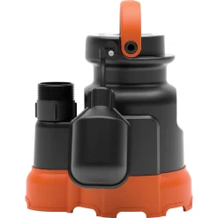 1/4 HP Sump Pump-Fiberglass Reinforced Thermoplastic-Submersibe-Automatic-Tethered Swtich