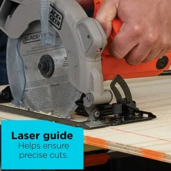 7-1/4-Inch Circular Saw With Laser, 13-Amp