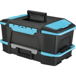 19 inch 2 in 1 Stackable Storage Caddy and Organizer