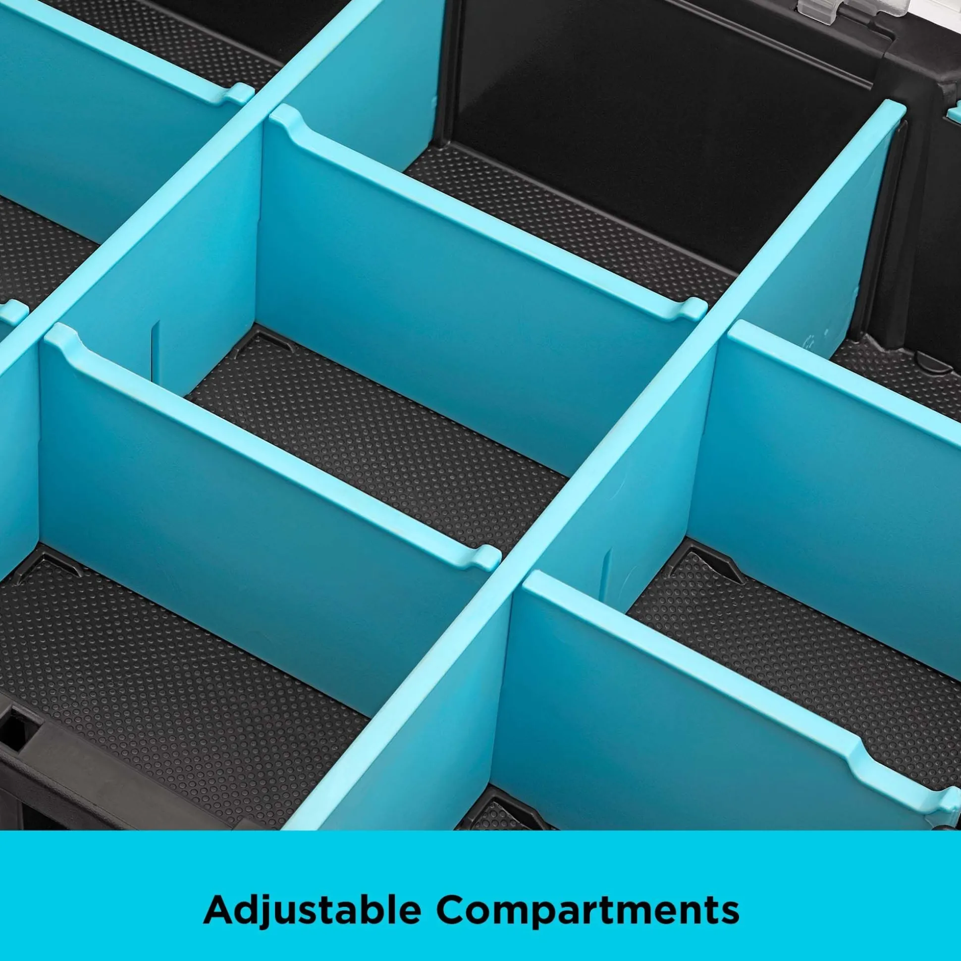 19 inch 2 in 1 Stackable Storage Caddy and Organizer