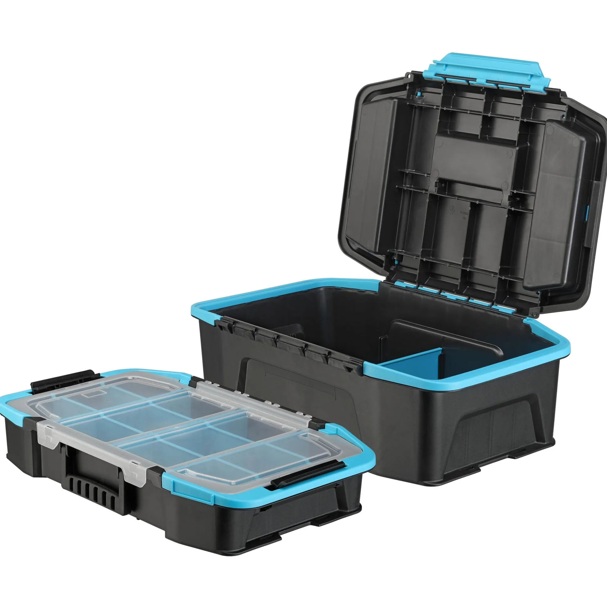 19 inch 2 in 1 Stackable Storage Caddy and Organizer