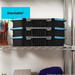 19 inch Stackable Portable Storage Organizer