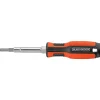 6-In-1 Multibit Screwdriver, Two-Sided Bits Including Phillips, Slotted, Nut Drivers