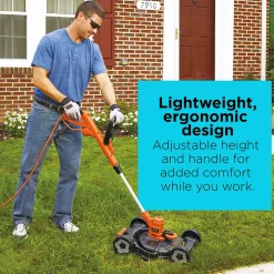 3-in-1 String Trimmer/Edger & Lawn Mower, 6.5-Amp, 12-Inch, Corded