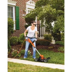 3-in-1 String Trimmer/Edger & Lawn Mower, 6.5-Amp, 12-Inch, Corded
