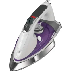 Iron with Extra Large Soleplate, 13.2" x 16.3" x 7", Purple