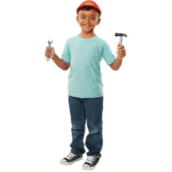 Junior 12 Pc. Carpenter Dress-Up Set With Toy Tools
