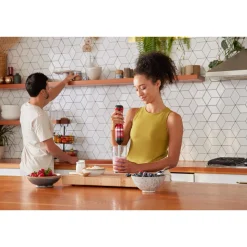 kitchen wand™ Cordless 6 in 1 Immersion Blender & Kitchen Multi-tool, Red