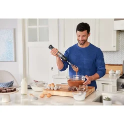 kitchen wand™ Cordless 6 in 1 Immersion Blender & Kitchen Multi-tool, Grey