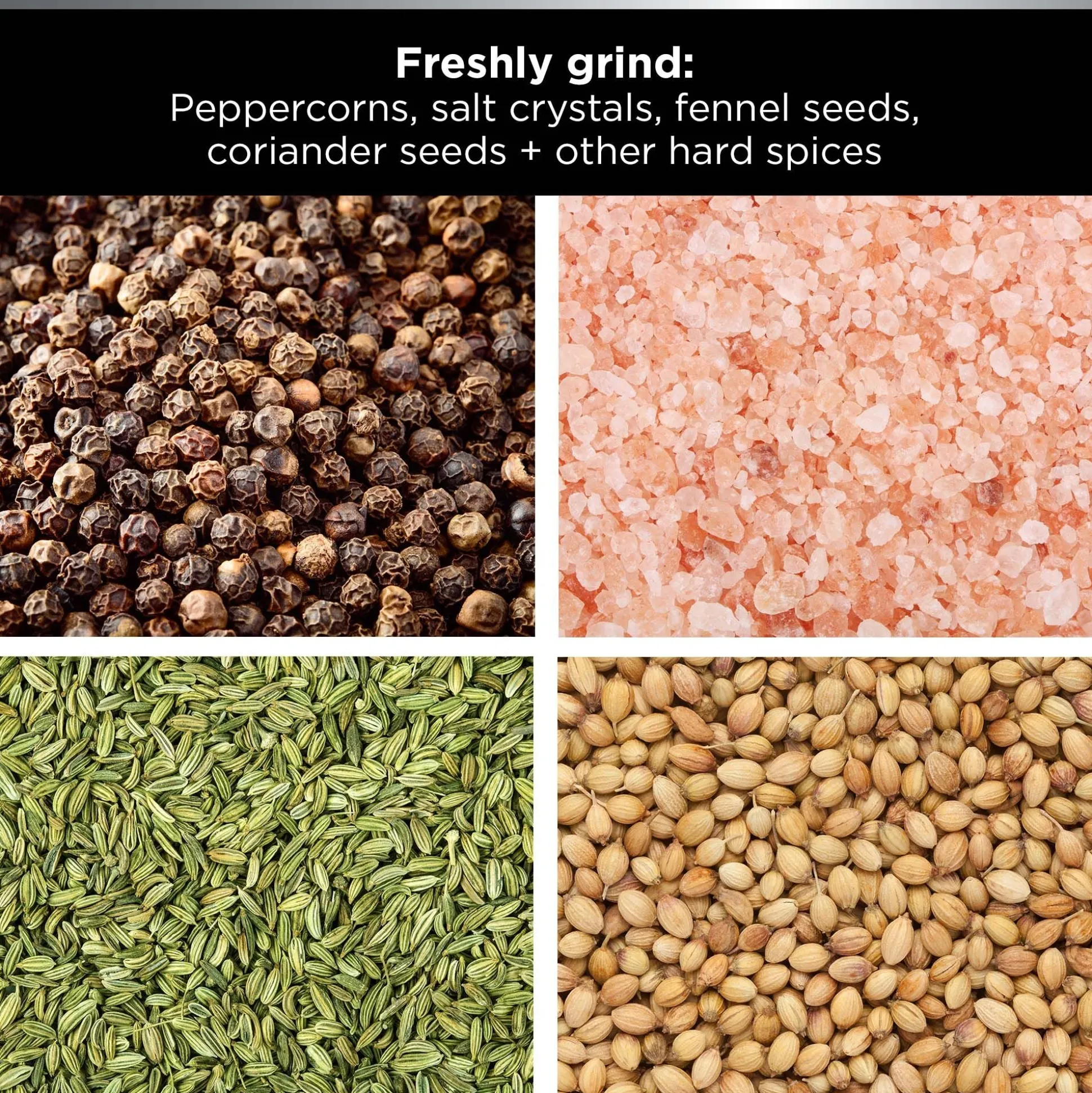 kitchen wand™ 2 in 1 Salt and Pepper Grinder Attachment