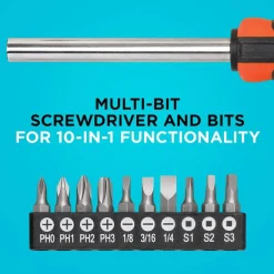 Magnetic, Color-Coded, Screwdriver Set, 17-Piece