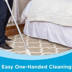 50 Minute Powered Floor Sweeper, Self Standing, Charger Included