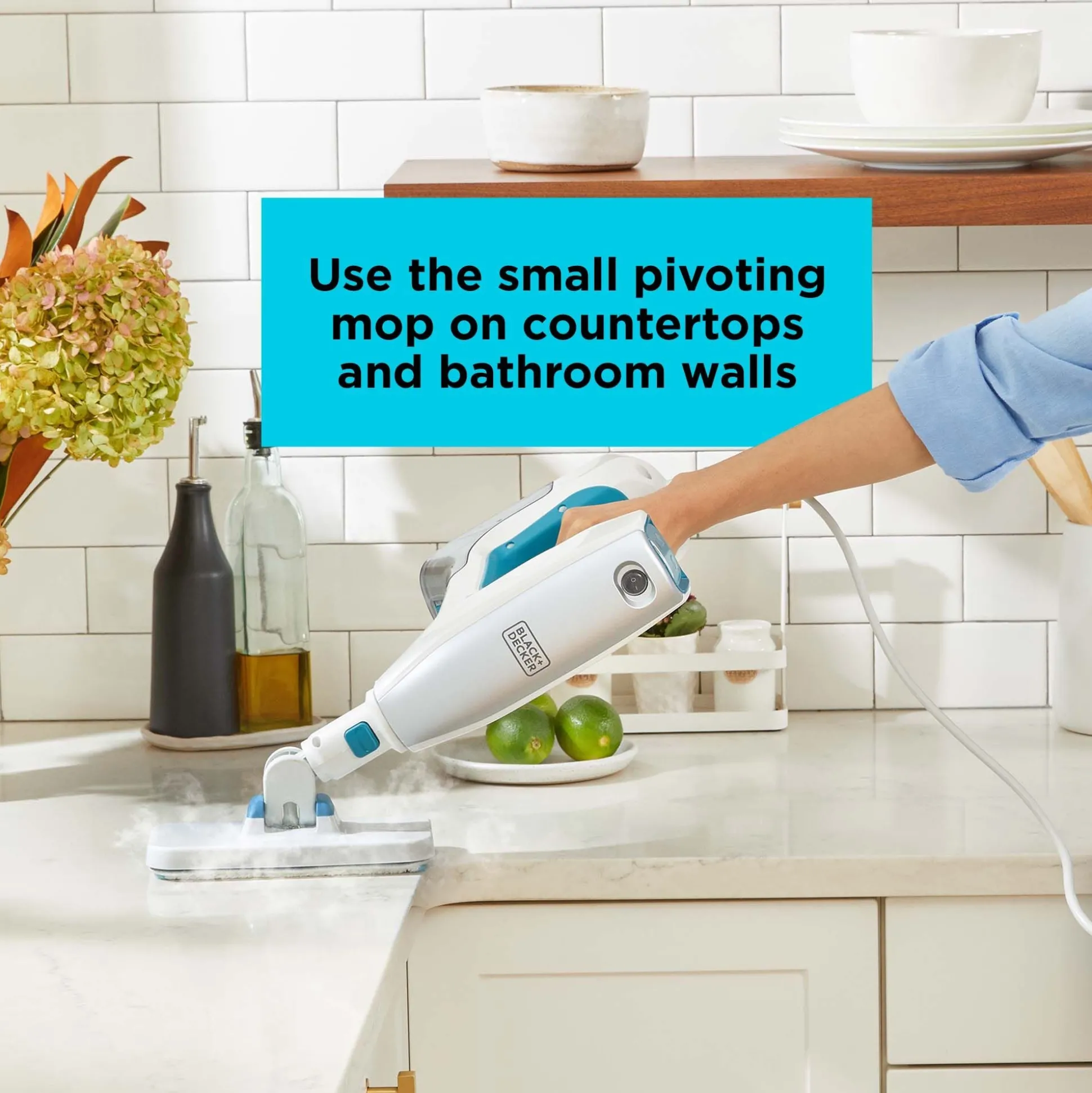 Multipurpose Corded Handheld Steamer With 6 Attachments