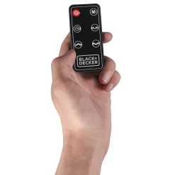 Oscillating Ceramic Desktop Heater & Remote | Thermostat
