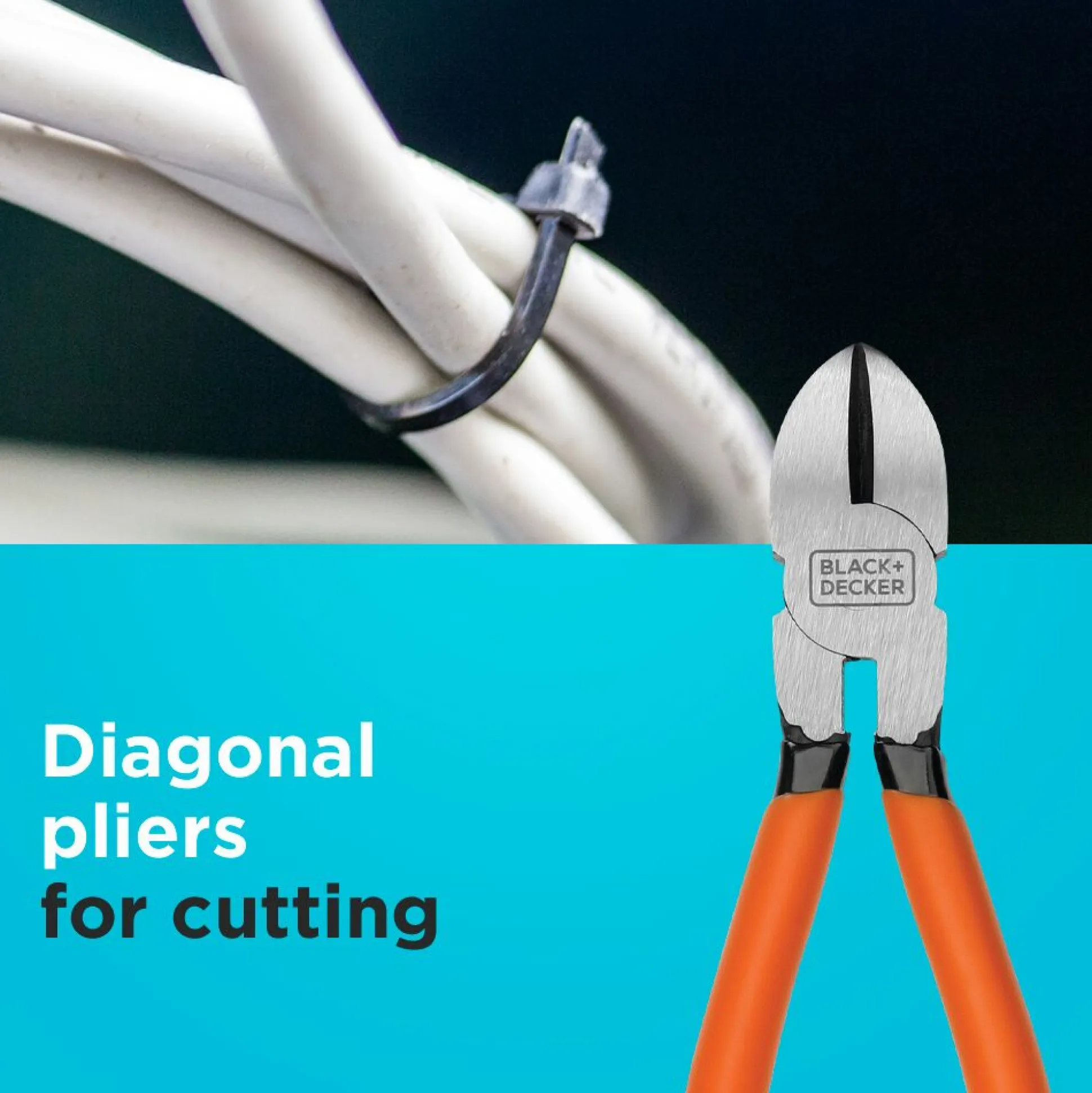 4 Piece Plier Set With Comfort Grips: 8 in, 7 in, Two 6 in.